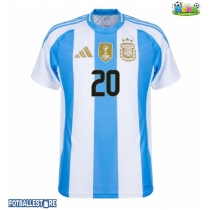Argentina Alexis Mac Allister #20 Hjemmedrakt Copa America 2024 Kortermet
